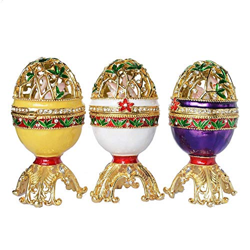 Artisanat boîte de rangement d'œufs en métal, le cadeau de Noël idéal - 3