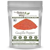 The Spice Way Guajillo Pepper - Powder (4 oz) common pepper in Mexican cooking
