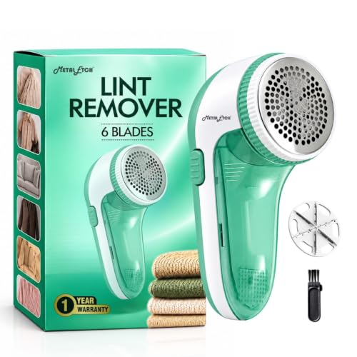 Lint Remover for Clothes with 6 Blades, Lint Roller for Clothes | RUA Remover Machine | 1 Year Warra...