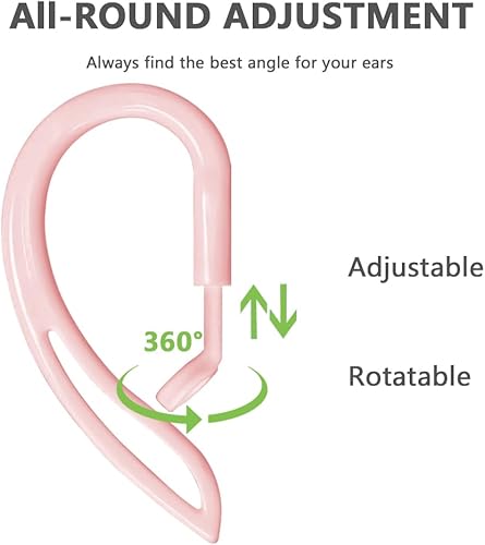 Miniatura 3 de Ganchos para los oídos compatibles con todos los modelos de Apple AirPod multidimensional ajustable, accesorios de soporte para auriculares Pro
