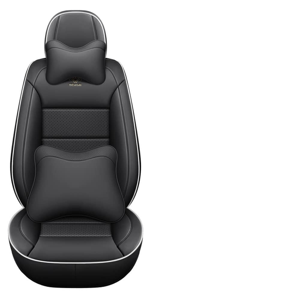 Ensemble complet de housses de siège de voiture universelles de rechange pour Jeep Patriot Commander Wrangler Jk Renegade Grand Cherokee Compass Cherokee Unlimited Rubicon, noir et blanc