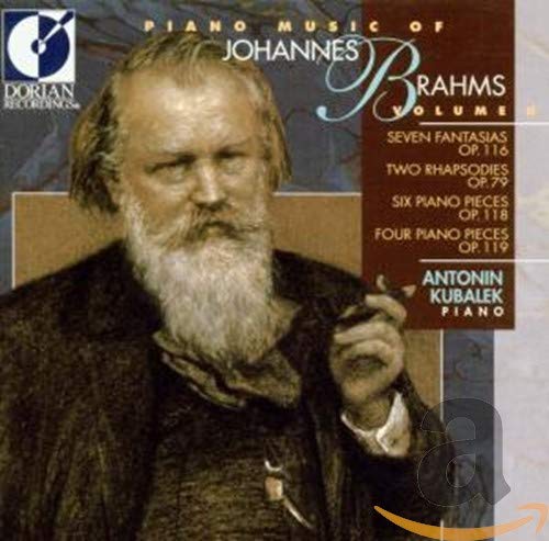 Piano Music 2 [Audio CD] Brahms and Kubalek, Antonin