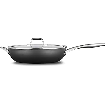 Calphalon Select Space-Saving Hard-Anodized Nonstick 9-Piece Cookware Set, Gray