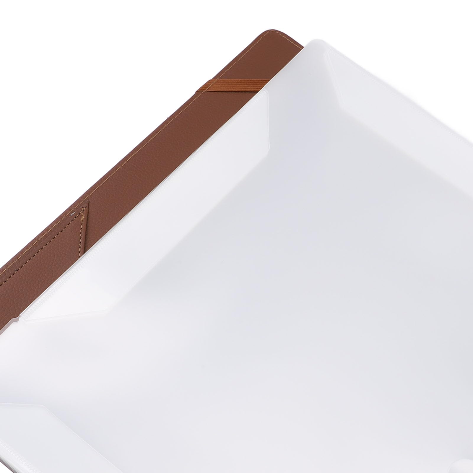 Carpeta musical (30 hojas de 60 páginas), secuencia numérica de página y papel de catálogo se utilizan para almacenar partituras musicales y documentos (marrón)