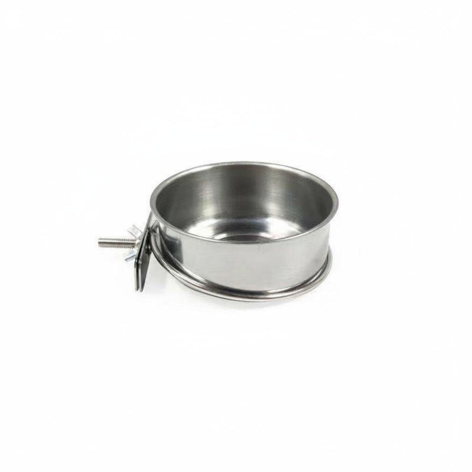 Juego de 3 Comederos para Loros de Acero Inoxidable Reforzado, de, para Loros Y Aves, 5 Piezas