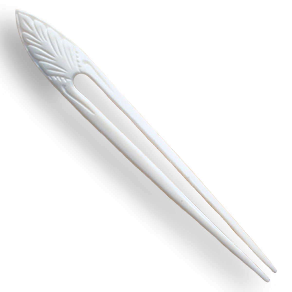 ISLAND PIERCINGS Haarnadel Aus Büffelknochen - Handgefertigtes Natur-Unikat 15cm