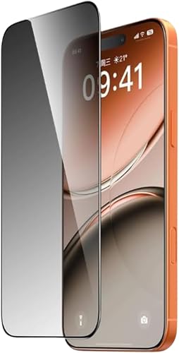 SGW Anti Spy Privacy Screen Protector Glass for iPhone 15 | Anti-Spy, Anti peep, Privacy Filter, 9H Hardness, Case Friendly design, High Touch Sensitive, Scratch-resistant, Easy install