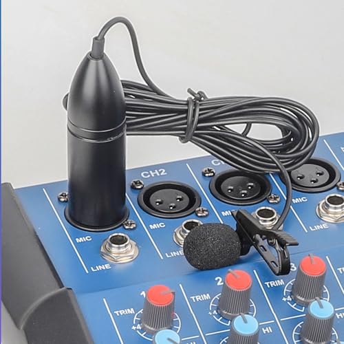 Microphone à revers cardioïde 48V en métal haute fidélité