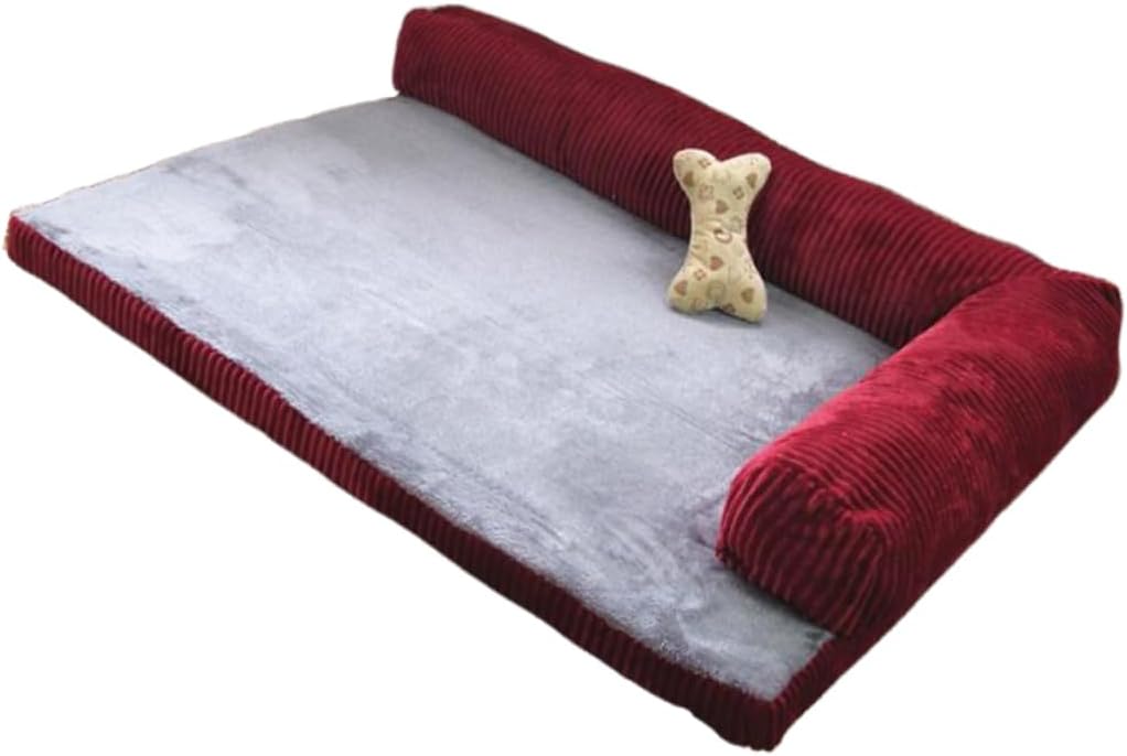 70cm Pet Sofa Mattress Removable Dog Couch Soft for Cats Dogs Warm Corner Couch Solid Corduroy Cushion Supplies