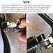 HDBUBALUS Motorcycle Foot Pegs Rest Male Mount Footpegs Billet Pedals Footrests Fit for Harley Touring Softail Sportster Dyna Road King