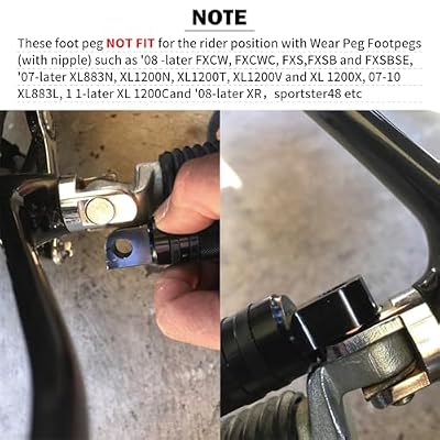 Motorcycle Foot Pegs Rest Male Mount Footpegs Billet Pedals Footrests Fit for Harley Touring Softail Sportster Dyna Road King