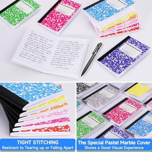 Mini carnet de composition de poche pour notes de bureau et journal étudiant