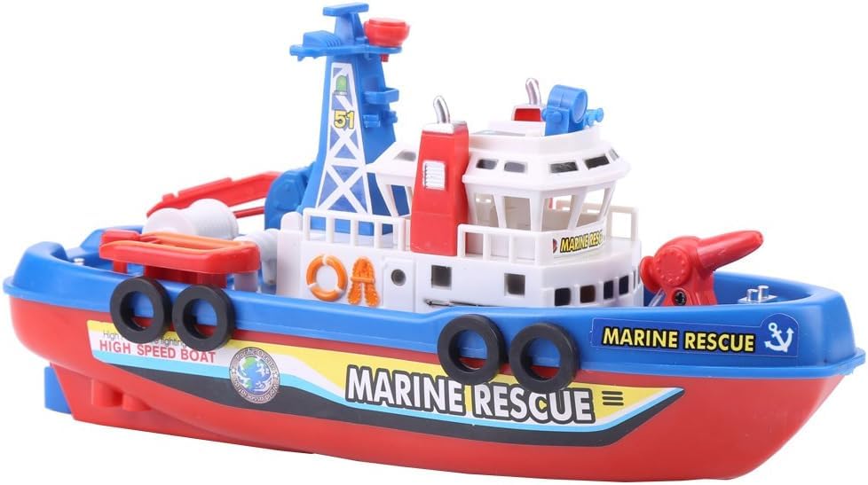 Hobby Central Fireboat Toy, Children Bathing Water Toys Bathtub, Spraying Ship Model with Sound & Flash Light (B0D1XYQKRP) Amazon Price History, Amazon Price Tracker