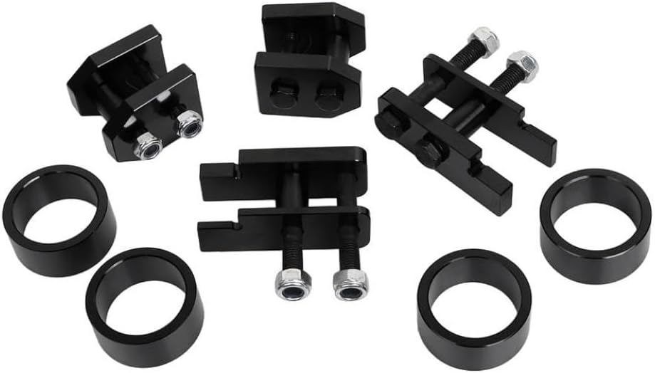 Front Rear Suspension Lift 4 Inch Black Compatible With 700 660 450 YXR700F FH YXR660FA FAH YXR450FA FH 4x4 Motorcycle