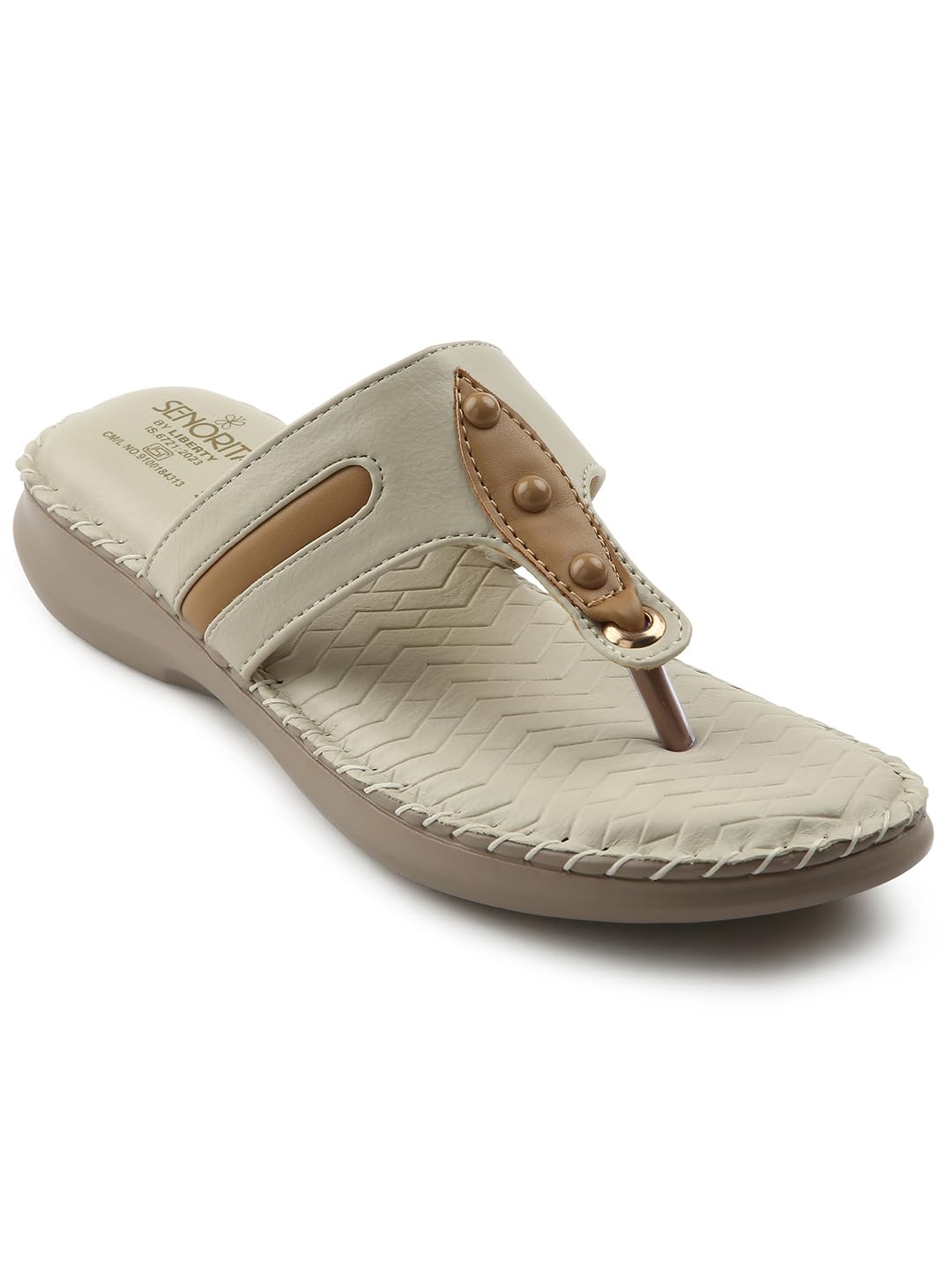 Senorita S624 02 Casual Slippers for Women With PVC Sole | PU Upper Comfortable and Lightweight | Latest and Trendy Design | Synthetic Insole | Stylish Footwear Cushioned Footbed-image-2