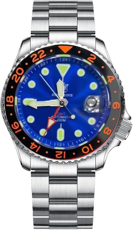 Montre automatique étanche STEELDIVE SD1994L pour éviter les rayures en plongée