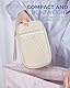 bagsmart Kabel Organizer, Electronic Bag Kabeltasche Organizer, Reise Zubehör Tasche, travel Essentials Ladegerät, Kabel, USB Stick, Mobile Phone Charging Cable, Beige