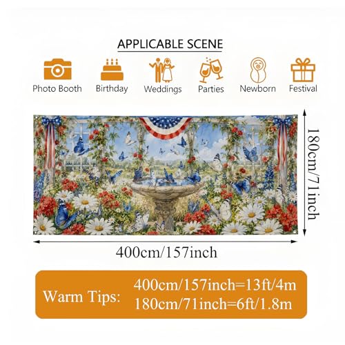 Bannière extérieure grand format 395 x 180 cm lavable et résistante aux intempéries d'été