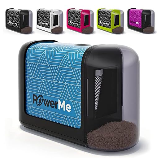 POWERME Electric Pencil Sharpener - Pencil Sharpener Battery Powered for Kids, School, Home, Office, Classroom, Artists – Battery Operated Pencil Sharpener For Colored Pencils, Ideal For No. 2