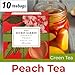 Premium Organic Holiday Tea Bag Sampler Gift Box - 90 Bags 9 Exotic Flavors Herbal Orange Spice, Mango, Earl Grey, Pomegranate, Peach, Green, Ginger Peach, Lemon Ginger, Acai Berry
