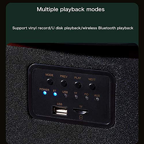 Turntable Music Center avec Haut-parleurs stéréo, Nostalgique Classique en Bois Enregistrement Bluetooth Lecteur avec Play USB et encodage Support 33/45/78 Speed - Les Beatles, Paul McCartney, John Lennon, RIngo Starr, George Harrison Turntable Music Center avec Haut-parleurs stéréo, Nostalgique Classique en Bois Enregistrement Bluetooth Lecteur avec Play USB et encodage Support 33/45/78 Speed – Image 6
