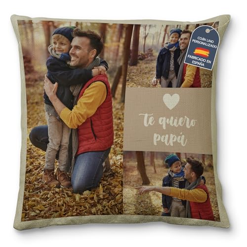 Almofada personalizada com fotografia. Almofadas personalizadas com fotografia. Dia do pai personalizado. Dia do PAI almofada papa. Almofada dia do pai. Almofada colagem várias fotos pai 40 x 40 cm