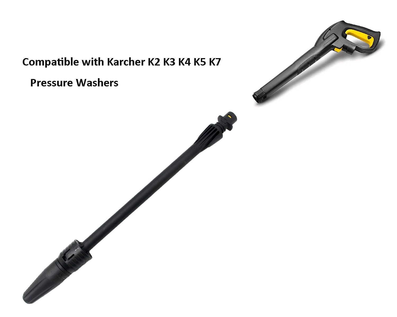 Lancia Dirt Blaster per Karcher K2-7, compatibile idropulitrice Karcher/Lavor/Parkside, ugello rotore soffiatore, lancia a getto regolabile
