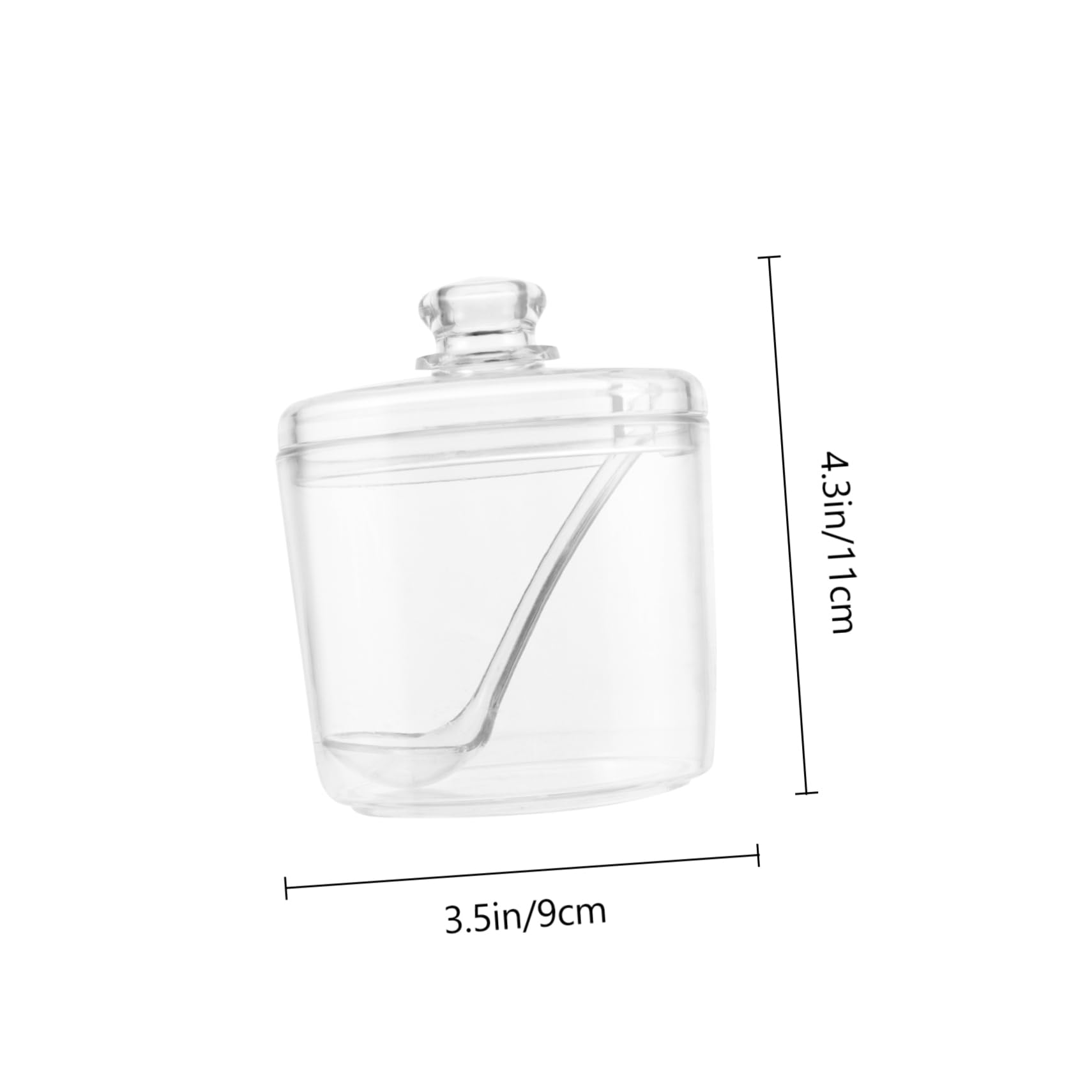 MAGICLULU 3 Set Scatola Per Condimenti Acrilico Trasparente Con Contenitori Versatili Per Per Cucina Domestica E Ristoranti 2 Pezzi*3