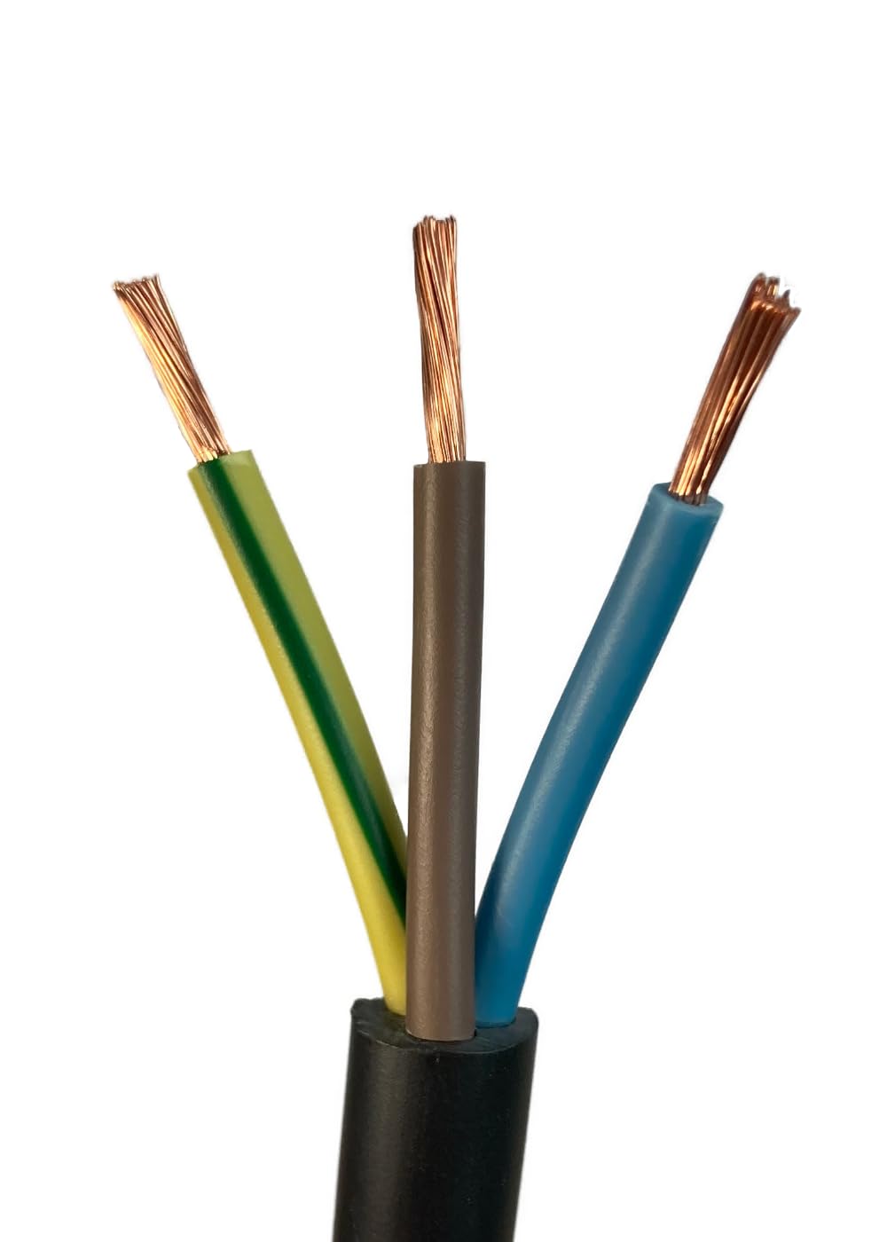 Hilark Cable Tech Cavo H05VV-F 3 x 2,5 mm2 (3g2,5 mm2) (250 m, nero)
