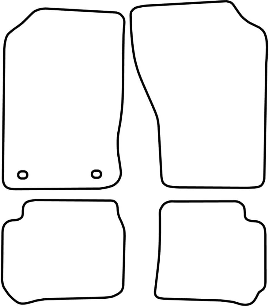 AutoStyle Set velour car mats compatible with Subaru Vivio