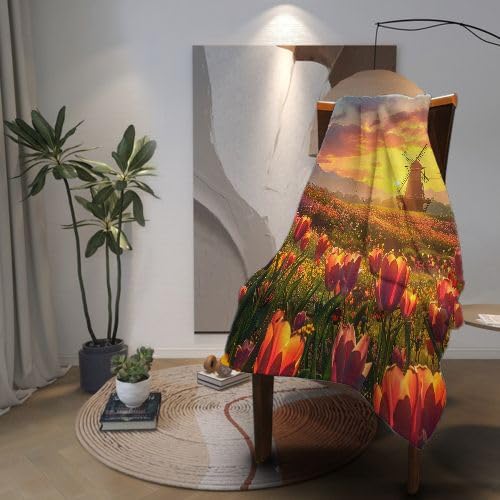 Kocyk z polaru podwójnego w kratę, bardzo duży koc premium 240 x 260 cm | Wielofunkcyjny jako narzuta na łóżko lub wzór w kratę, wyszukane i stylizowane wnętrze E316