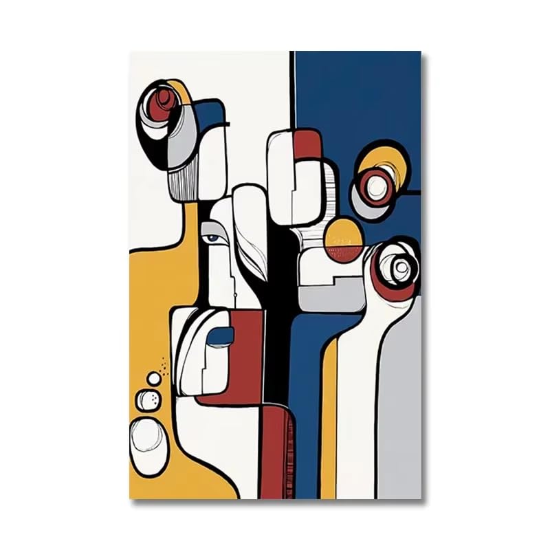 Tableau abstrait classique Picasso impression toile HD déco salon chambre AEFOUU