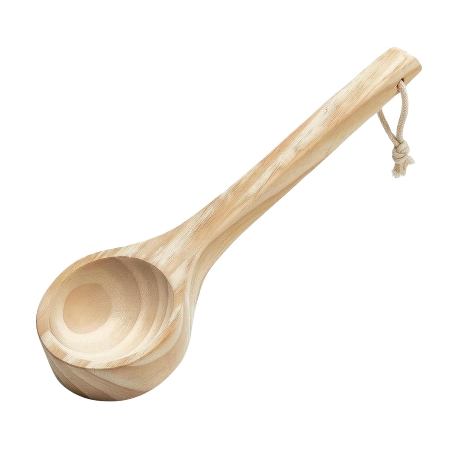 CALANDIS Wooden Sauna Ladle Solid Wood Long Handle Sauna Ladle Finish Wooden Bath Ladle | Sauna Parts & Accessories | Pools & Spas | Yard Garden & Outdoor Living-image-2