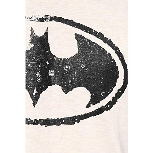 Image of Free Authority Batman Printed Regular Fit Grey Cotton Men's T-Shirt