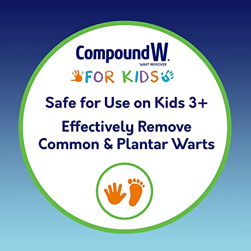 compound w one step wart remover strips for kids 10 medicated strips
