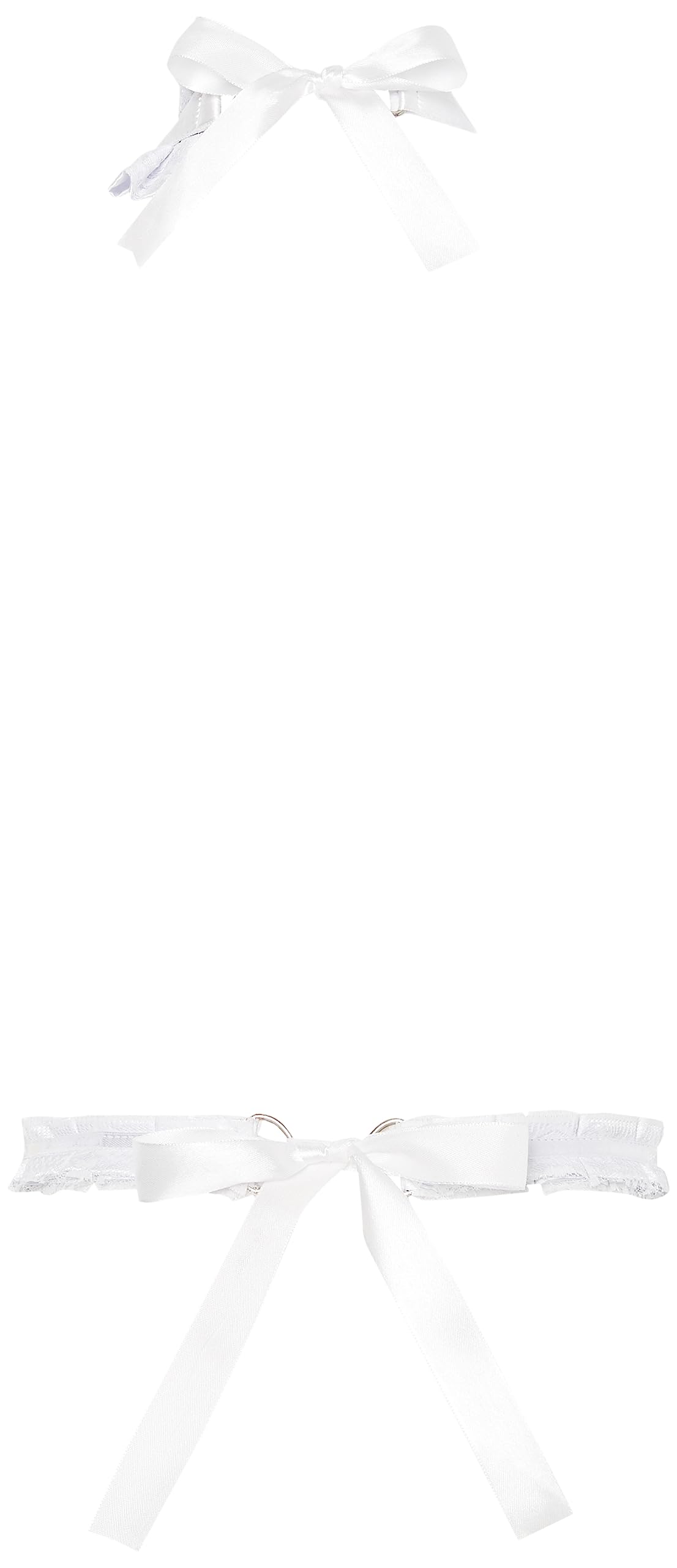 Daisy corsets Donna Collezione Kitten Bianco/Bianco Reggiseno In Pizzo Top Body Harness