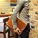 Vintage Pu Leather Clutch A4 Envelope File Bag