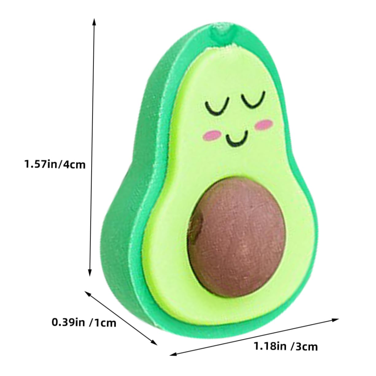 ERINGOGO Delicate Erasers Portable Avocado Erasers Cute for Boys and Girls Adults
