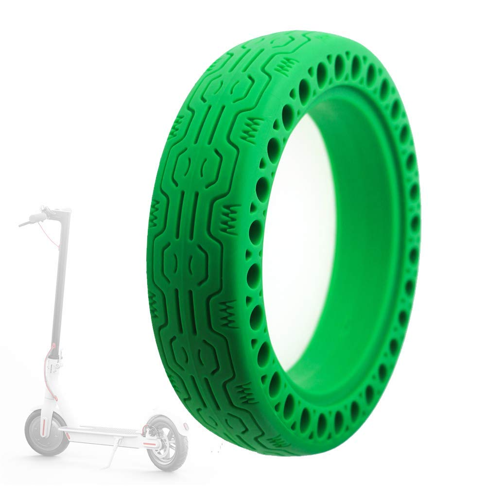 Pneu de scooter électrique nid d'abeille 8 1/2X2 pneu plein coloré confort pour trajets urbains
