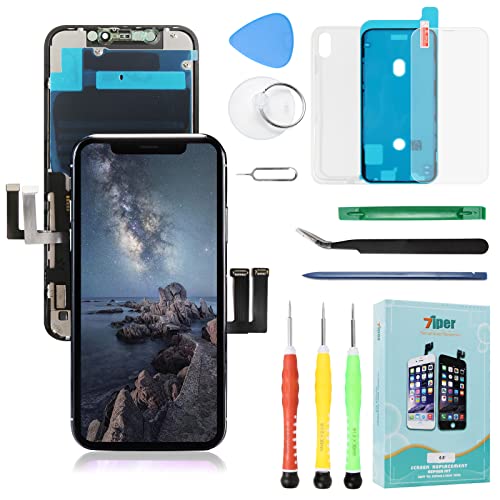 Flash Deals - 60% OFF Screen Replacement for iPhone XR 6.1 inch Model A1984, A2105, A2106, A2108 Touch Screen Complete Repair kit - Digitizer Display Glass Replacement with Back Plate, Repair Tools, Waterproof Adhesive Best Cyber Deals 🔥 Screen Replacement for iPhone XR 6.1 inch Model A1984, A2105, A2106, A2108 Touch Screen Complete Repair kit - Digitizer Display Glass Replacement with Back Plate, Repair Tools, Waterproof Adhesive