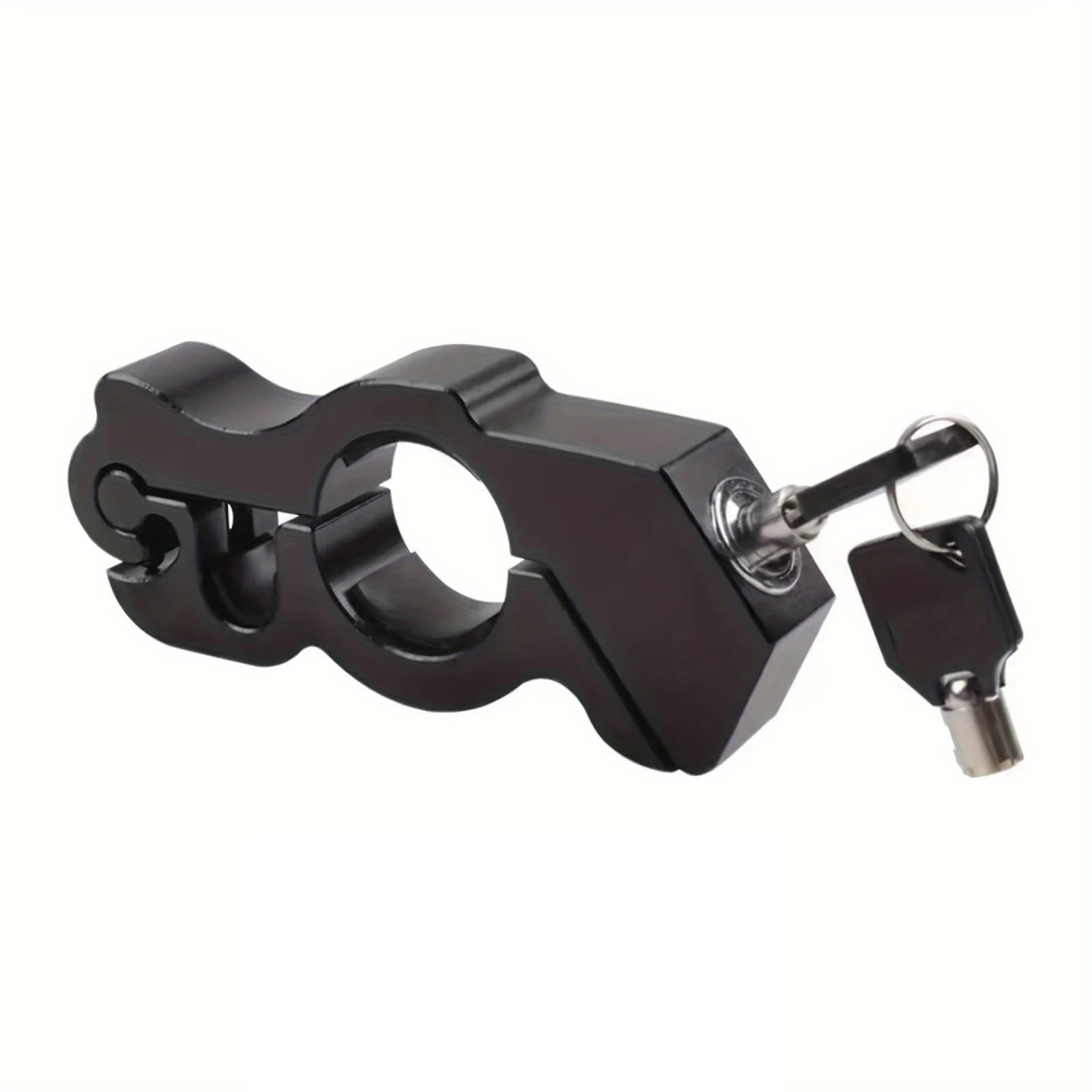 Hydbcnp Black Motorcycle Handlebar Lock Bike/Motorcycle Lock Heavy Duty Anti-Theft Grip Front Brake And Clutch Motorbike Lock Security(Black)