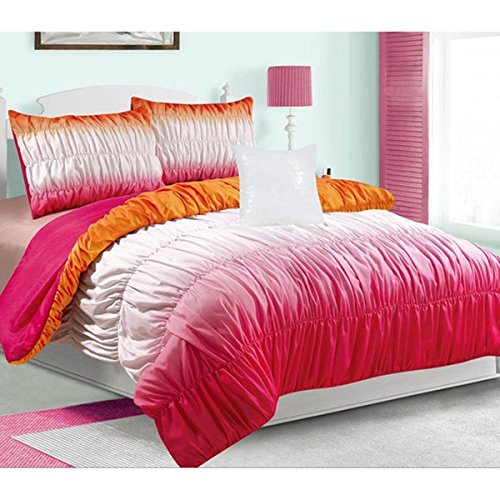 Comforter Bed Set Teen Girls Kids Pink Blue Purple Green
