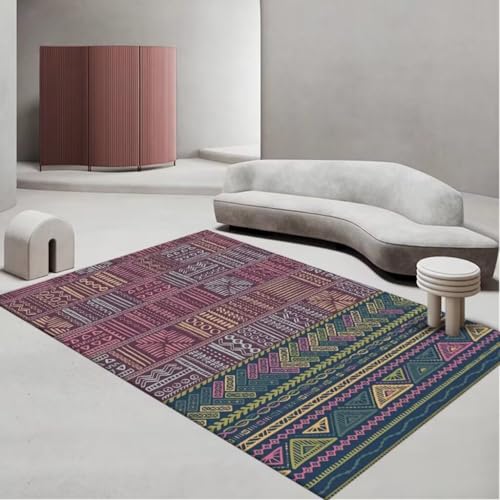 RUGMRZ Alfombras De Pie Cama Área Lavables con Decoración Antideslizante Moderna Simple Y Duradera para Terrazas Rojo Medida Salon Modernas 200X250CM