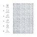 nuLOOM Machine Washable Geometric Area Rug, 4' x 6', Rosanne Blue