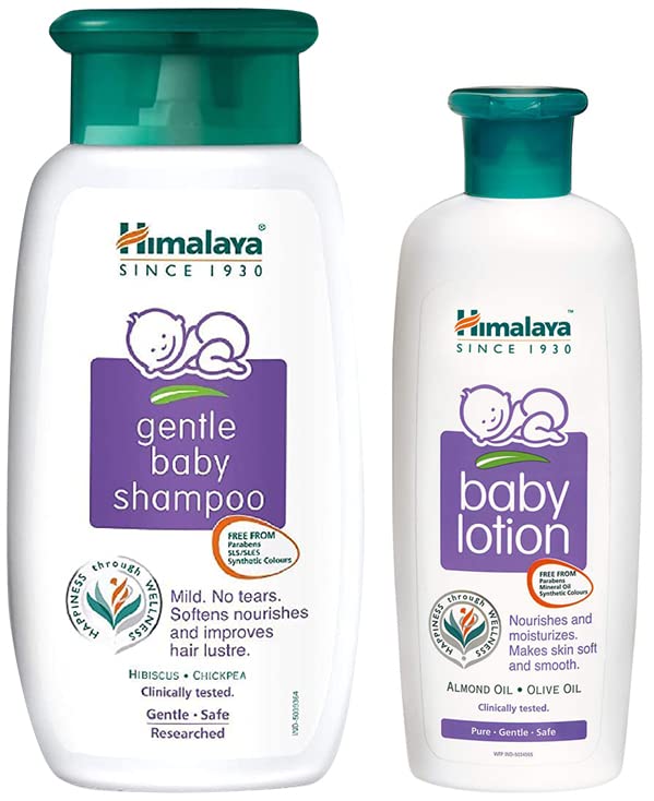 Buy Himalaya Gentle Baby Shampoo (200ml) & Himalaya Baby Lotion (100ml