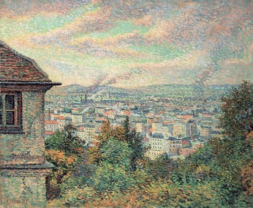 Impresiones de arte Parigi Veduta di Montmartre lienzo lienzo retro alta fidelidad