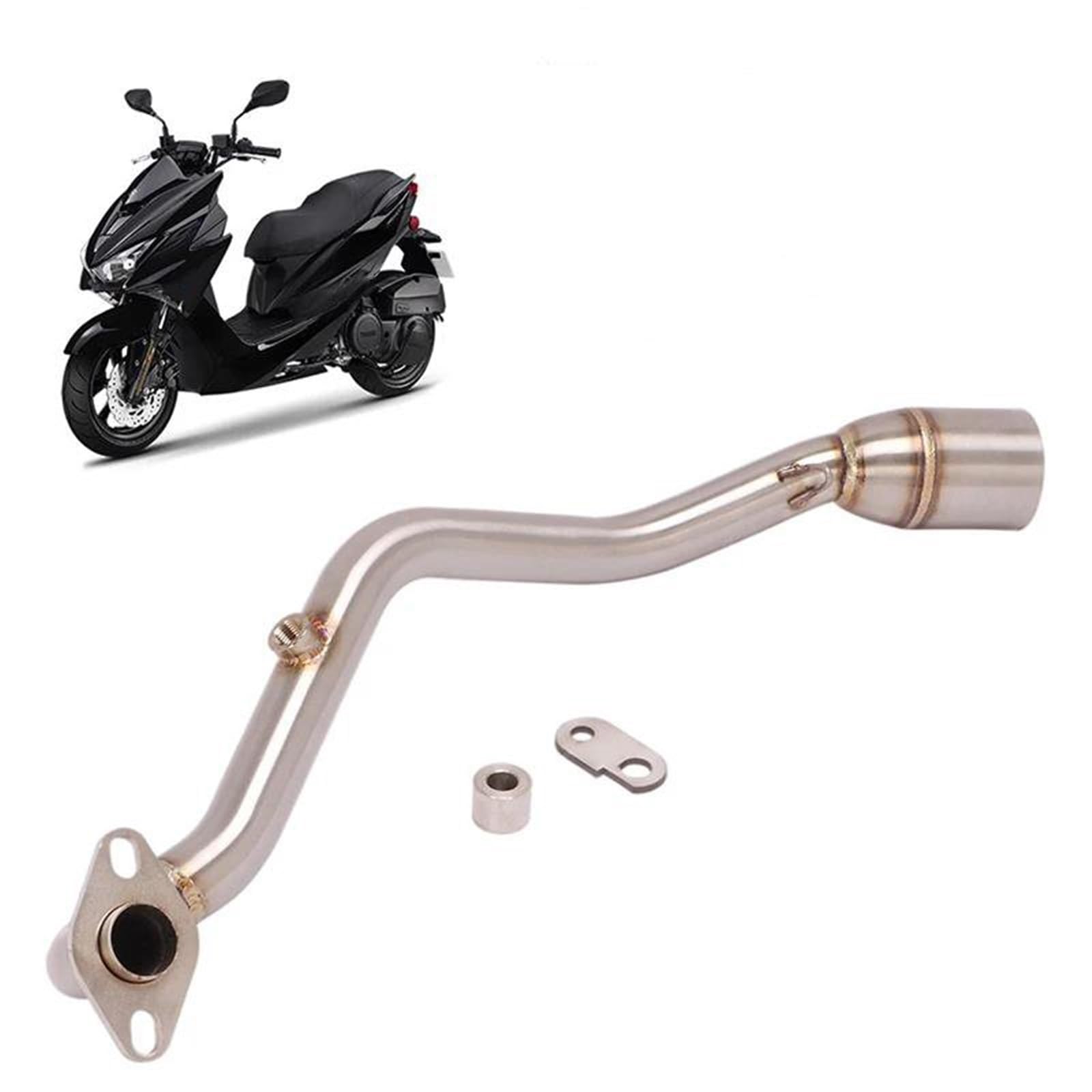 Sistemas De Escape De Motocicleta, Tubo De Escape Modificado, Silenciador De Tubo De Enlace Delantero, Compatible con para Y&amaha para Cygnus 125cc