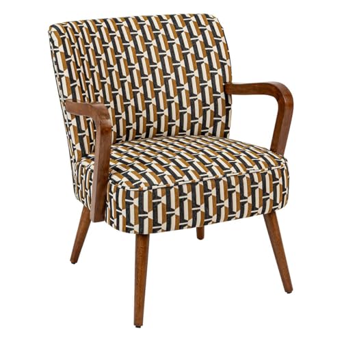 Paris Prix Atmosphera Créateur d'intérieur - Fauteuil Imprimé Chiara 79cm Multicolore