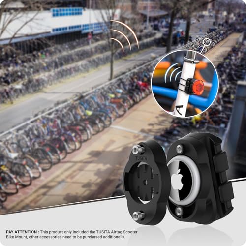 TUSITA Scooter Mount,Hidden Bike GPS Tracker Case for compatible with Airtag Seatpost Reflector Mounts - Image 4