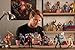 Masters of the Universe Masterverse Skeletor Action Figure and Throne Set, Motu Toy, Lighted Throne, Detachable Hood and Cape, 2 Rod Accessories, HXX63